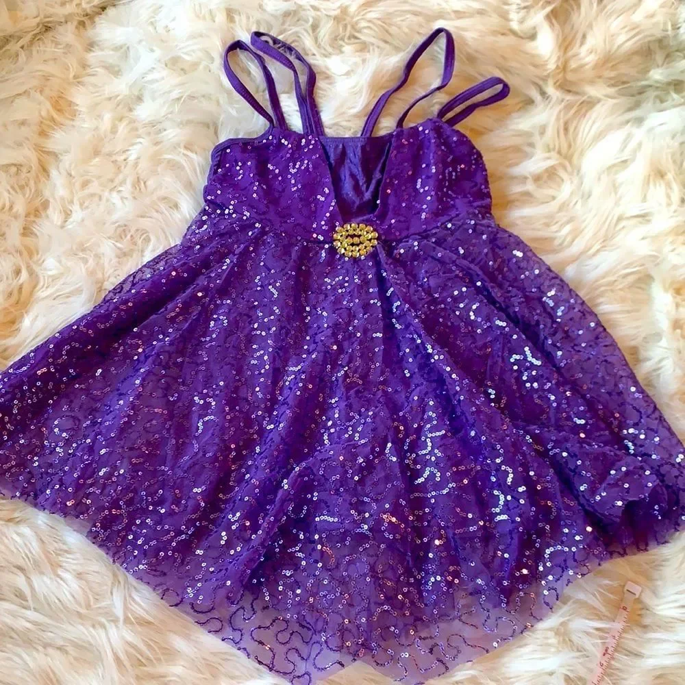 Source Unknown purple sequin